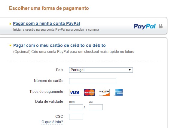 Kult Paypal with credit cards